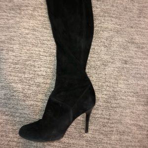 Black size 8 Cole Haan Nike Air knee high boots